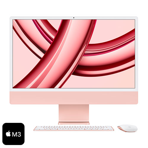 iMac M3 2023 24-inch 4.5K – Pink / 8 CPU / 8 GPU / 16GB / 256GB SSD