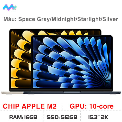 MacBook Air 2023 15 inch New – (Chip M2 Ram 16GB SSD 512GB)