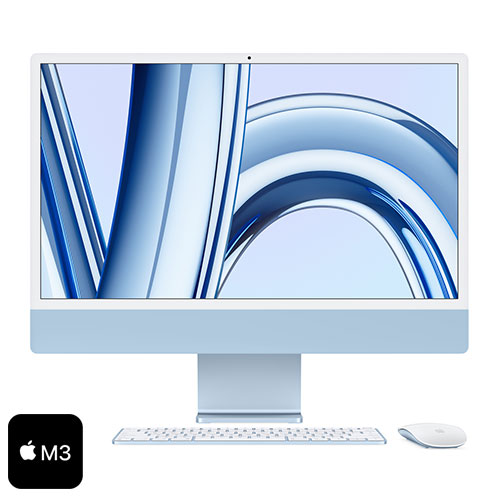  iMac M3 2023 24-inch 4.5K – Blue / 8 CPU / 10 GPU / 8GB / 512GB SSD